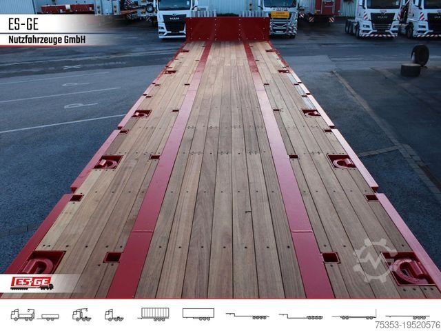 Working platform semitrailer ES-GE 5-Achs-Ballastauflieger