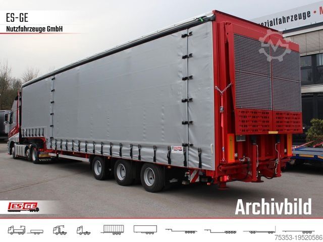 Dieplader oplegger DINKEL 3-Achs-Jumbotieflader - 2tlg. Rampen