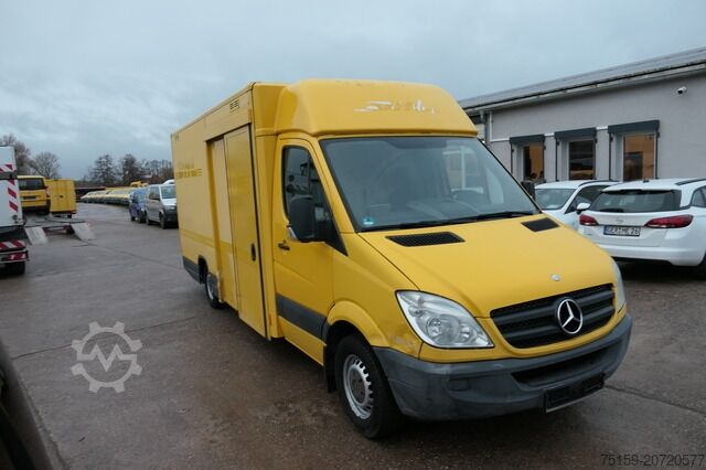 Box van mercedes-benz SPRINTER 310 CDI MAXI EURO-5 KOFFER REGALE KAMERA DURCHGANG