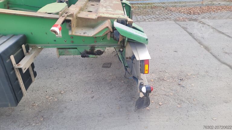 Roll-off trailer Hüffermann HTS 18.77 Tandem Abrollanhänger Scheiben