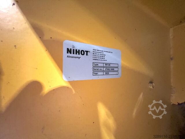 Anlagen zur Trennung von Leichtstoffen und kommunalem Siedlungsabfall (RSU) NIHOT WINDSHIFTER WS80