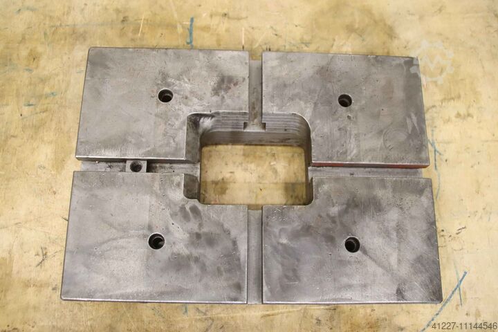 Klämplatta med T-spår Stahl 480/350/H60 mm