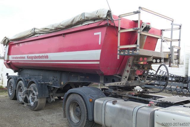Kipper Auflieger SCHMITZ CARGOBULL SKI 24 SL 7.2, Stahl, 26m³, Schlammdicht, Lift