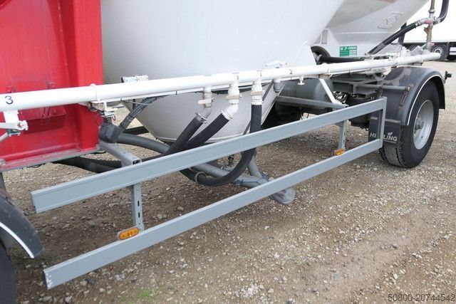 Silosa prikolica FELDBINDER H.EUT 31.2, 31m³, 3 Domdeckel, Alu-Felgen, Luft