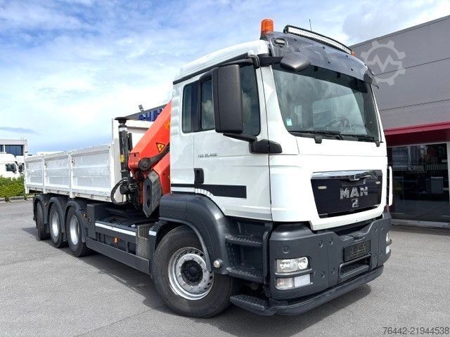 Teherautóra szerelt daru MAN TGS 35.400BL-8X4-PALFINGER KRAN PK33002EH-8XHYDR
