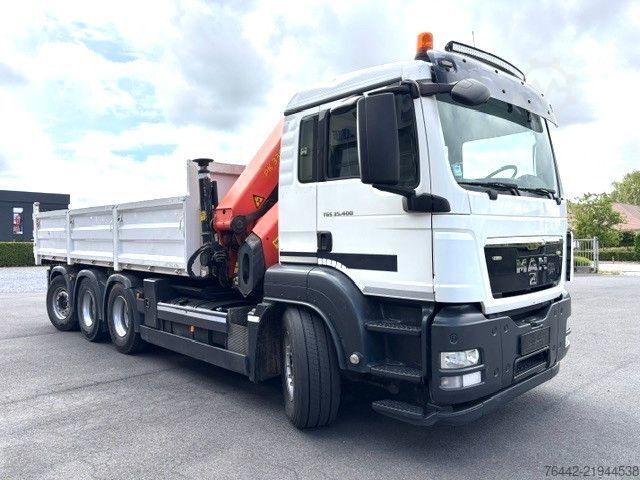 Teherautóra szerelt daru MAN TGS 35.400BL-8X4-PALFINGER KRAN PK33002EH-8XHYDR