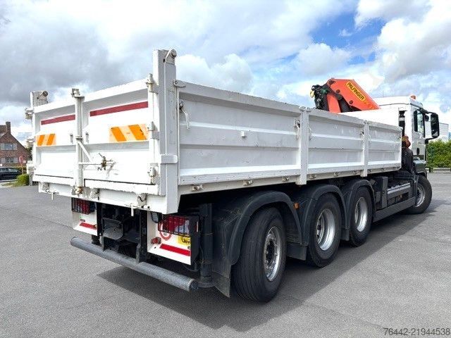 Teherautóra szerelt daru MAN TGS 35.400BL-8X4-PALFINGER KRAN PK33002EH-8XHYDR