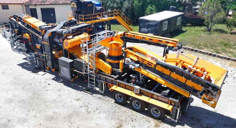 εξοπλισμός θραύσης FABO cone crusher / stone crusher 80-100 TPH Cone crusher MCC-100