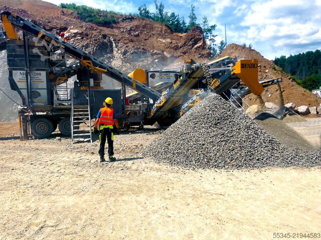 Equipo de trituración FABO cone crusher / stone crusher 150-250 TPH Cone crusher MCC-200