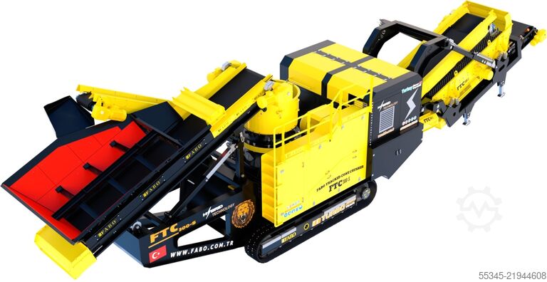 εξοπλισμός θραύσης FABO cone crusher / stone crusher 400-500 TPH Cone crusher FTC-300S