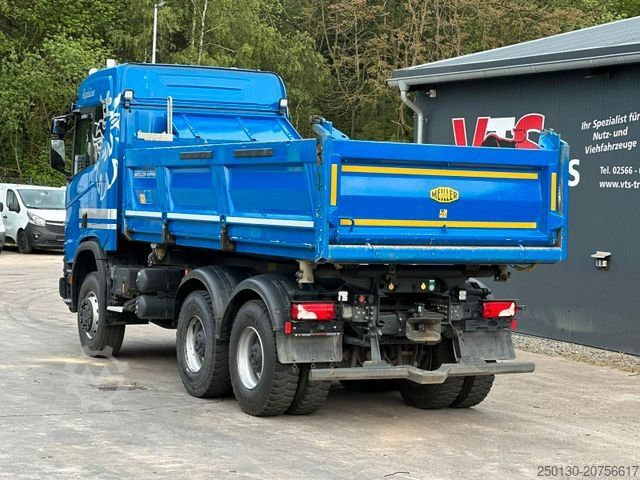 Three-sided tipper truck SCANIA R500 XT 6x6 mit Meiler Dreiseiten Kipper