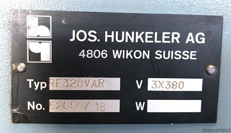 Máquina encuadernadora Hunkeler RE320VAR