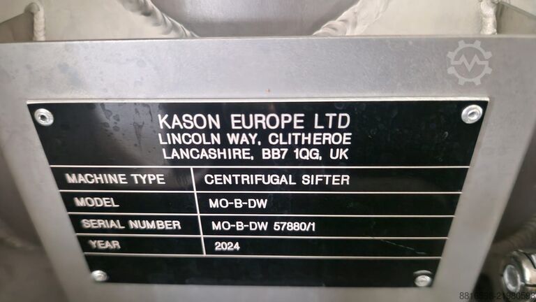 Mekanisk avvattningsutrustning Kason Europe Ltd MO-B-DW CENTRIFUGAL SIFTER