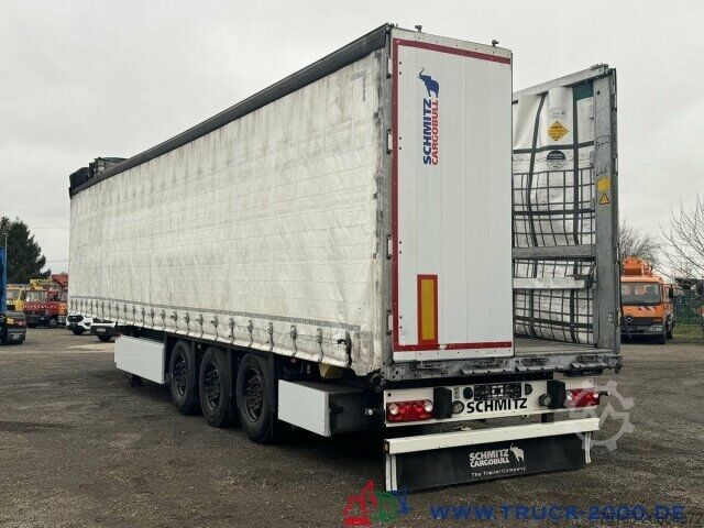 Nyitott ponyvás félpótkocsi Schmitz Schmitz SCB*S3T Edscha Verdeck + Schiebeplane