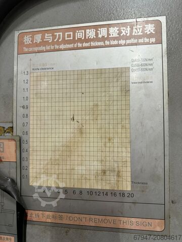 Techna Fab QC12K-12x2500 lemezolló Techna Fab QC12K-12x2500