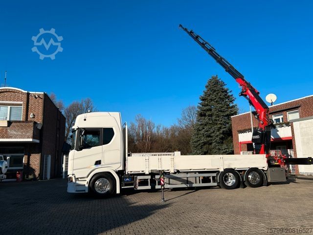 Autokran SCANIA R540 Pritsche + Fassi F545 Kran 6x2
