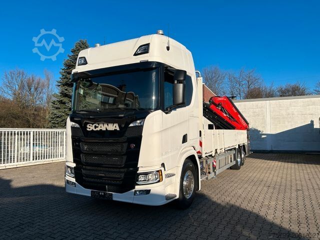 Autokran SCANIA R540 Pritsche + Fassi F545 Kran 6x2