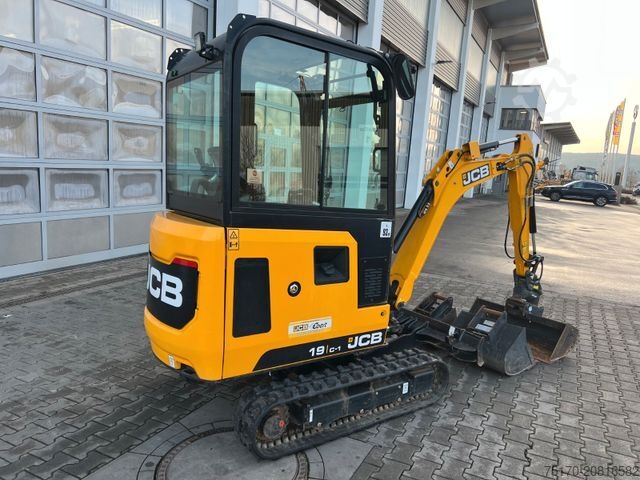 Mini-escavadora JCB 19C-1 / nur 504h! / Powertilt / 2022
