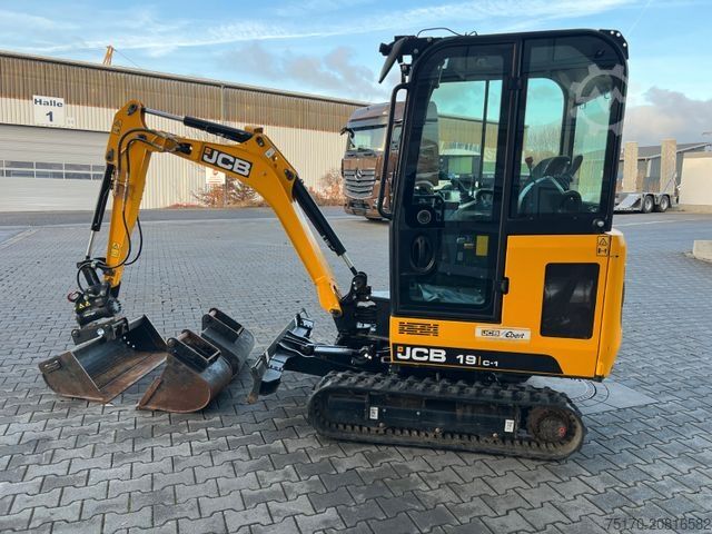 Mini-escavadora JCB 19C-1 / nur 504h! / Powertilt / 2022