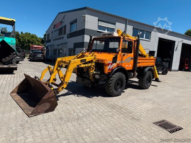 Damperli kamyon MERCEDES-BENZ Unimog U1400 Kipper Landwirtschaft
