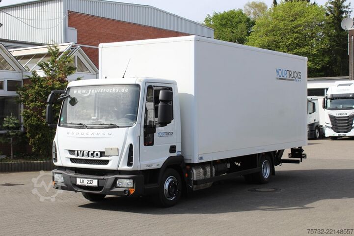 Dubă cu caroserie tip cutie Iveco Eurocargo  75E21 E6 Koffer 6,2m 3 Sitze Klima LBW
