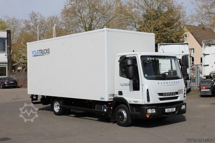 Dubă cu caroserie tip cutie Iveco Eurocargo  75E21 E6 Koffer 6,2m 3 Sitze Klima LBW