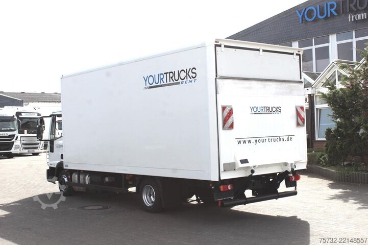 Dubă cu caroserie tip cutie Iveco Eurocargo  75E21 E6 Koffer 6,2m 3 Sitze Klima LBW
