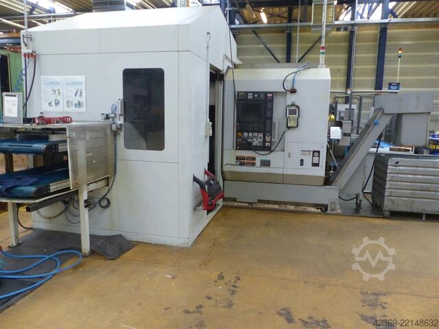 Centro de torneado y fresado CNC MORI SEIKI NZ 2000 T3Y2 & Lehmann-Robot