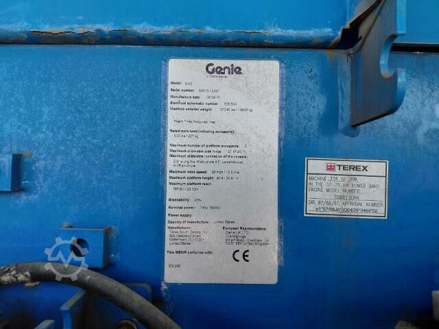 Teleszkópos platform Genie S-85