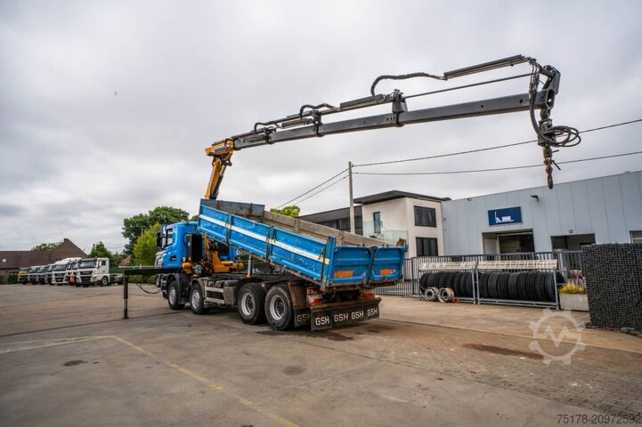 Kipper met kraan SCANIA R400 - EFFER 210-4S