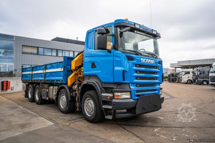 Kipper met kraan SCANIA R400 - EFFER 210-4S