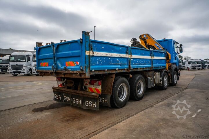 Kipper met kraan SCANIA R400 - EFFER 210-4S