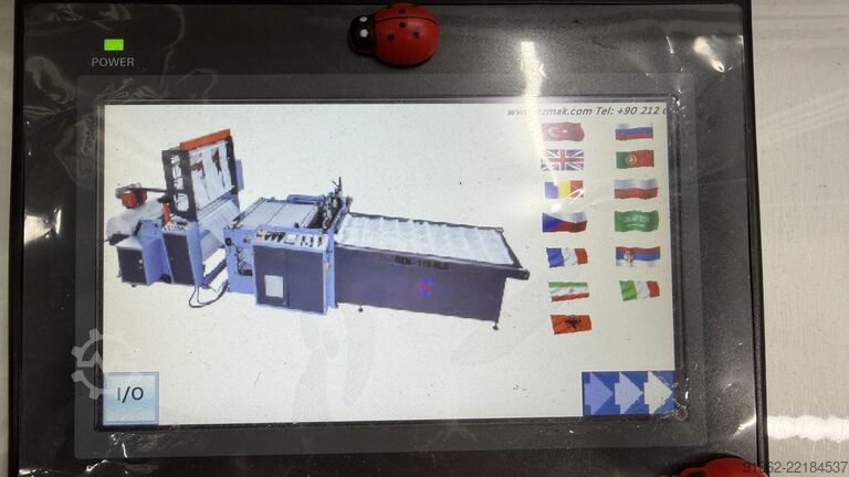 Máquina de processamento de película Öz-mak Plastik Makina ÖZM 85 LX UNIVERSAL BAG CUTTING MACHINE