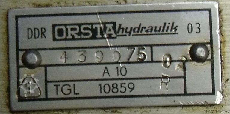 Bomba hidráulica dupla Orsta Hydraulik C10-3R TGL10859
