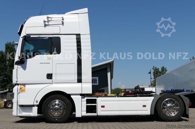 Volumen trækker MAN TGX 18.480 XXL Retarder Standklima Hydraulik EU6
