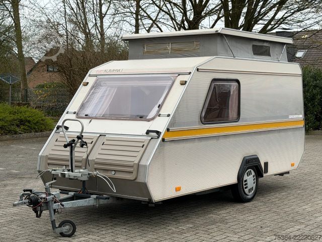 Lakókocsi KIP Kompakt KK 400 EK Wohnwagen Hubdach Küche