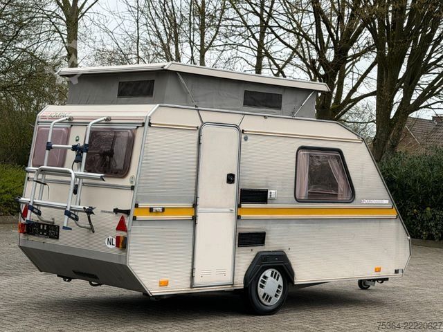 Lakókocsi KIP Kompakt KK 400 EK Wohnwagen Hubdach Küche