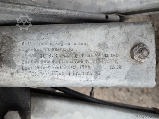 Lakókocsi KIP Kompakt KK 400 EK Wohnwagen Hubdach Küche