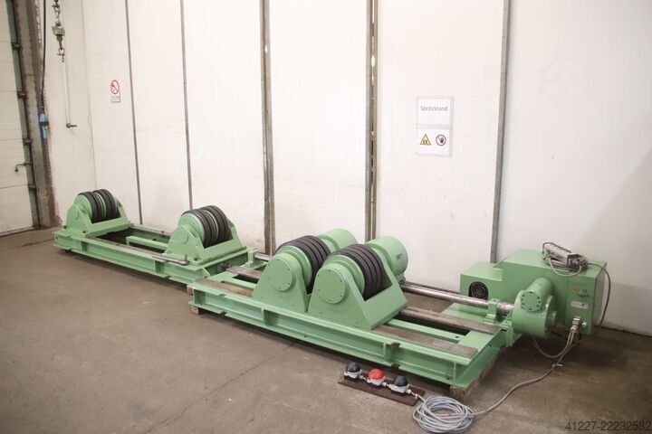 Container rotator 14 ton Deuma Heitze Rollenabstand 440 - 1800 mm
