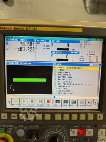 CNC lathe DMTG dalian CKE 6150
