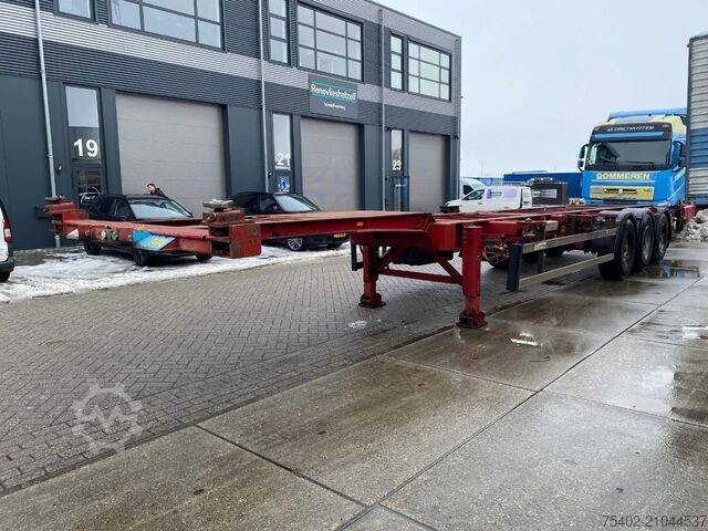 Μεταφορά εμπορευματοκιβωτίων Groenewegen CC-12-27 / Container Chassis / 40 FT / BPW + Drums