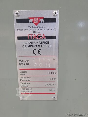 Hoekverlijm machine itaca Eckpresse