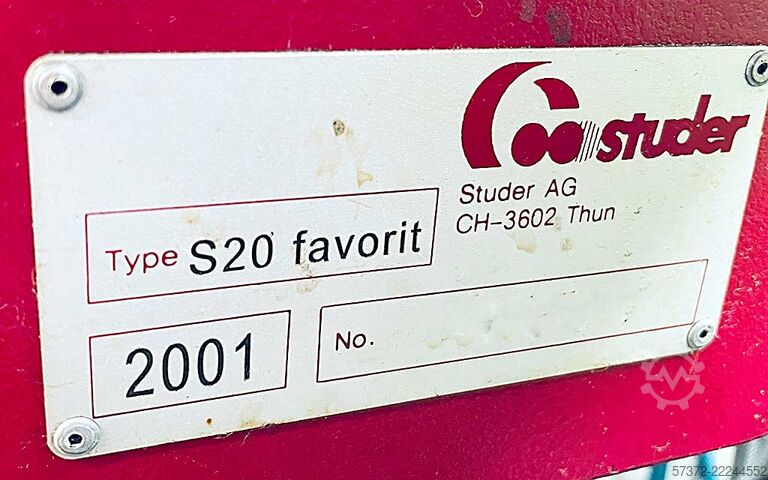 Mașină de rectificat cilindrică universală Studer S20 favorit
