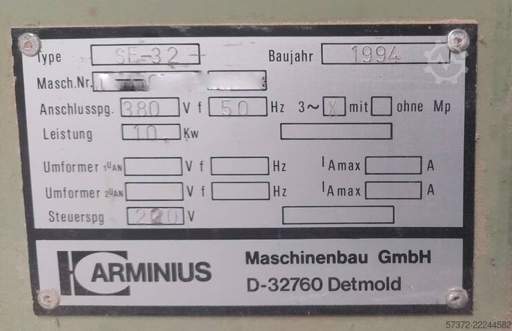 Mașină de șlefuit canturi și profile Arminius SE-32