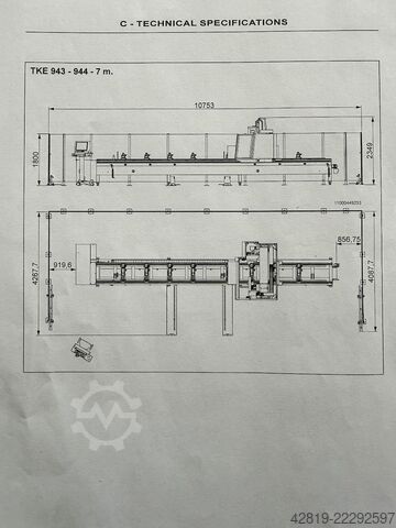 4-osé CNC obráběcí centrum Tekna TKE 944-7