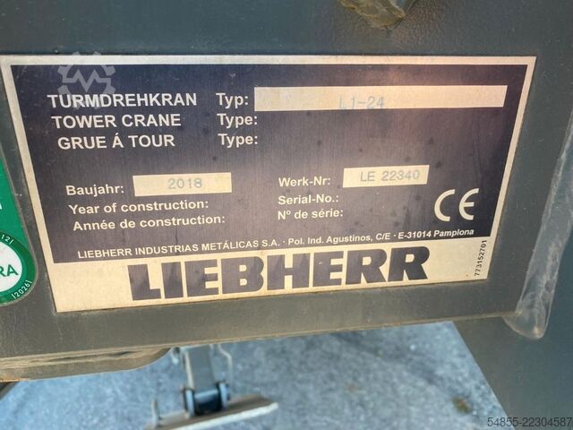 Żuraw wieżowy LIEBHERR L1-24