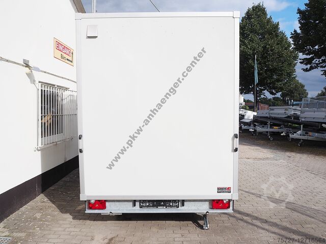 Prodejní príves  Verkaufsanhänger SellerH-XL 1300kg 420x200x230cm Hochlader
