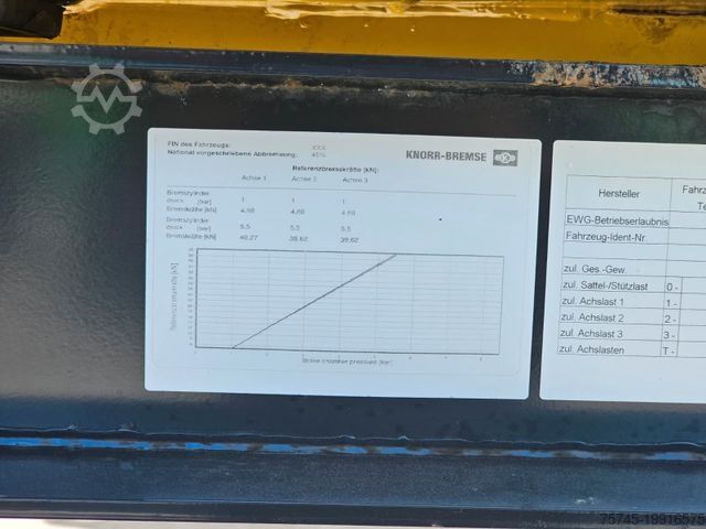 Tipper semitrailer KEMPF SKM * KIPPMULDE * LIFT * VOLLLUFT *