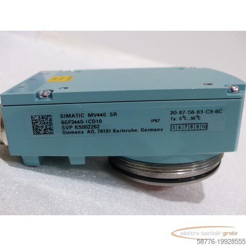 Siemens onderdeel Siemens 6GF3440-1CD10 MV440 SR optischer Leser SN:SVPK5002262 !