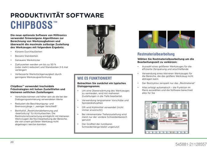 Tornio a controllo ciclico Milltronics/ Hurco Group (NEU-Maschine) ML26II-80